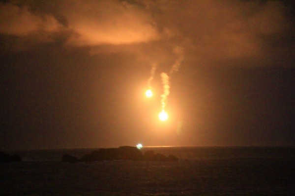 C-130H aircraft launched a total of 88 flares during the operation to assist rescue personnel by illuminating the skies.