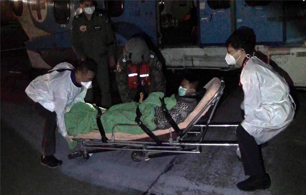 The helicopter returned safely to Chiayi AFB, where the casualties were then evacuated by a Fire Department ambulance to receive medical care.