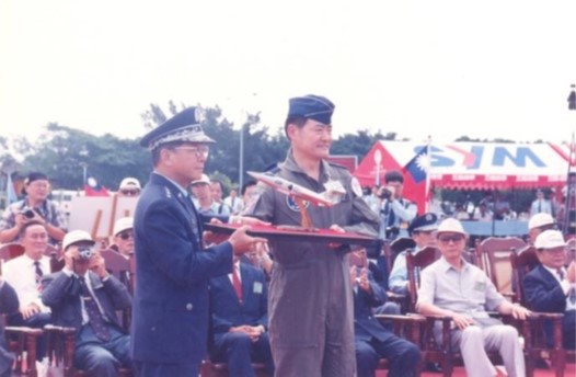 總司令黃顯榮上將主持F-104除役典禮
