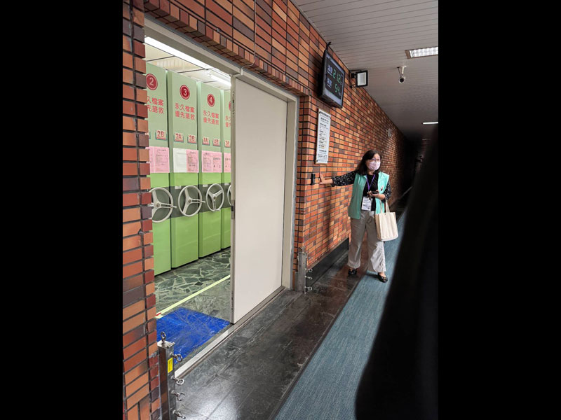 臺灣高等檢察署高雄檢查分署-庫房溫溼度管控介紹